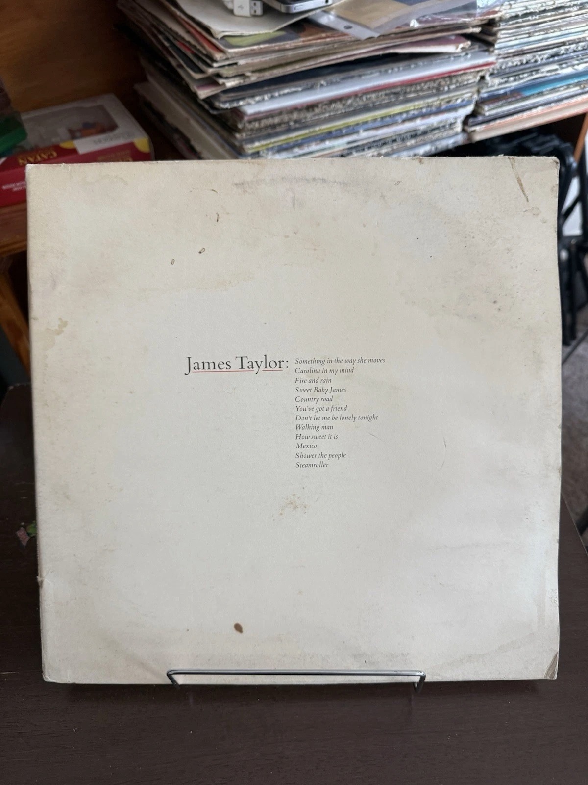 James Taylor: James Taylor's Greatest Hits LP