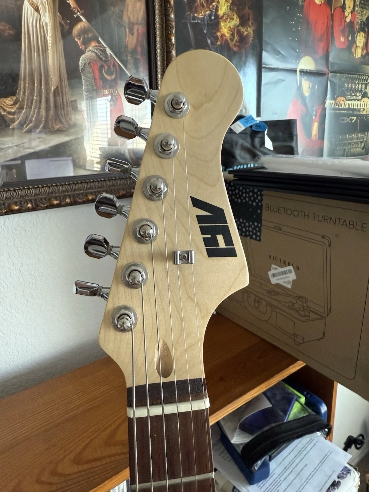 Ivy ISMF-200VW Strat Solid Electric Guitar - Vintage White SN: I22040005 - Image 8